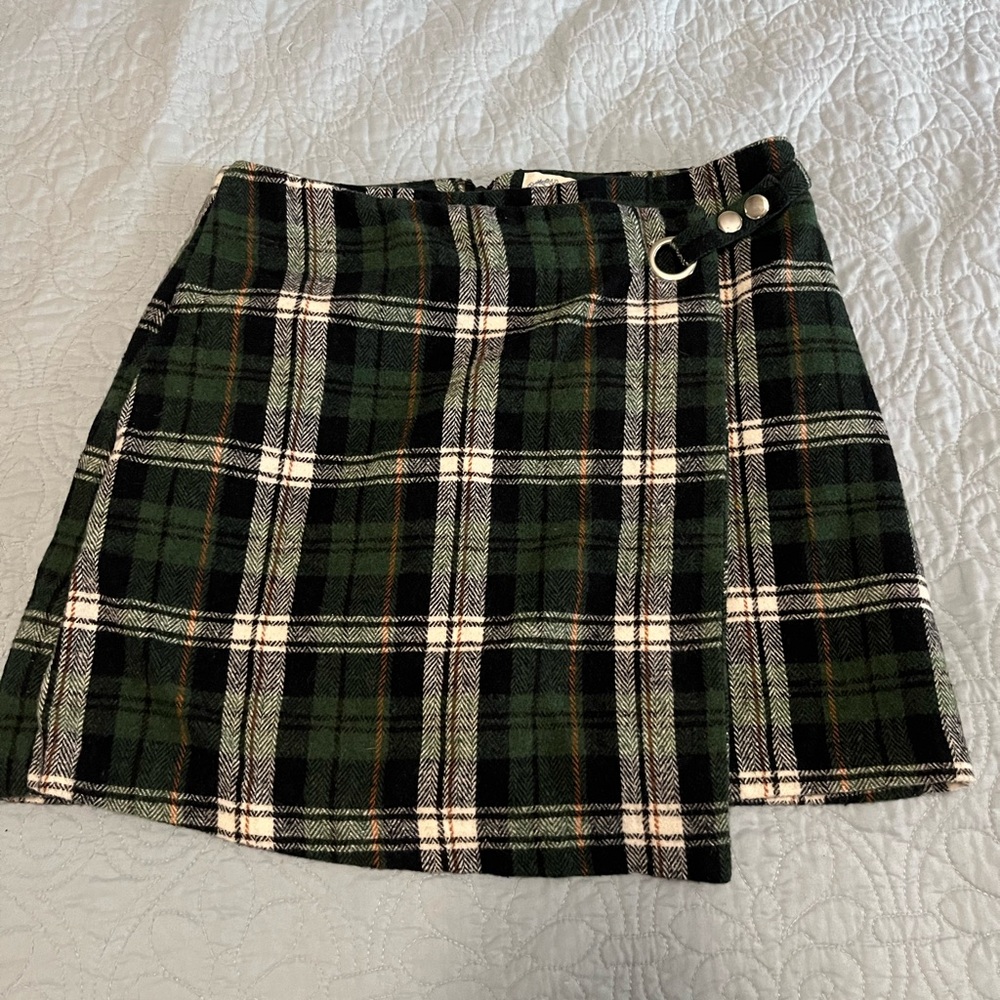 Vintage Green Plaid skirt